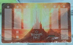 Wonders of the First TCG Existence Kickstarter Exclusive Playmat B - New/Sealed - Image 1