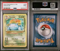 PSA 9 Venusaur 003/034 Trading Card Game Classic Collection Holo Slab - Image 3