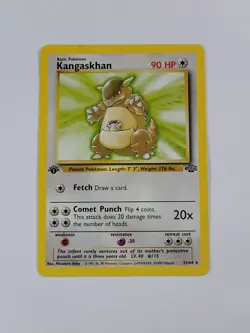 Pokemon Card 1st Edition Kangaskhan 21/64 Jungle Regular US - Image 1