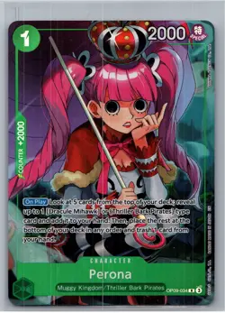 Perona (Illustration Box Vol.4) R One Piece Promotion Cards OP09-034 NM - Image 1