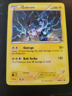 Pokemon Card Black Star Promo - 2011 Zekrom BW24 - Image 1