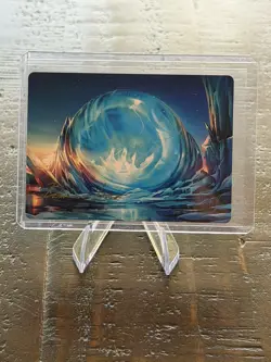 Aang's Iceberg Art Card Matteo Bassini - Avatar MTG Art Series 2/54 GOLD STAMPED - Image 1