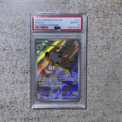 Raichu Paldea Evolved 211/193 Illustration Rare Pokemon Card PSA 10 GEM MINT - Image 1