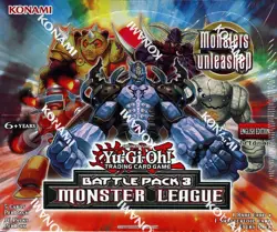 YUGIOH BATTLE PACK 3: MONSTER LEAGUE 1ST ED BOOSTER BOX BLOWOUT CARDS - Image 1