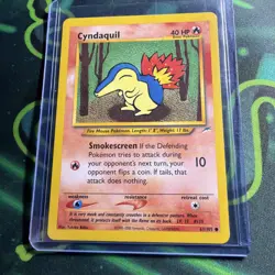 Cyndaquil 61/105 Regular Pokemon Card Neo Destiny Unlimited Common WOTC NM - Image 1