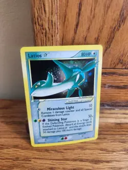Pokemon 4-piece holo card set Ex Deoxys Goldstar Mewtwo, Pikachu, Latias, Latios - Image 3