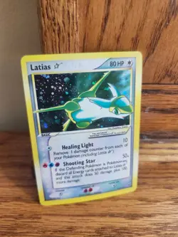 Pokemon 4-piece holo card set Ex Deoxys Goldstar Mewtwo, Pikachu, Latias, Latios - Image 4