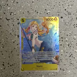 One Piece CCG Nami EB03-053 Character Card 6000 Power Holo English - Image 1