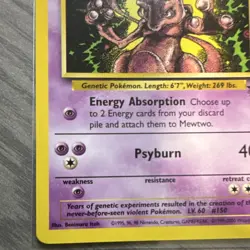 Pokemon Mewtwo Wotc Promo Regular 14/53 70 HP Promo Card 1999 - Image 5