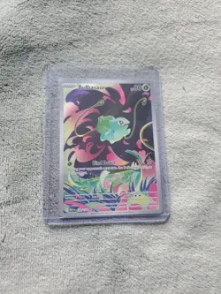 Pokemon Mega Evolution Bulbasaur Illustration Card 133/132 - Image 1