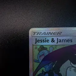 Pokemon Jessie & James 68/68 Hidden Fates Ultra Rare Full Art Holo Trainer Card - Image 3
