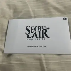 MTG Secret Lair Drop Series - Dogs Are Better Than Cats (non-foil) NEW & SEALED - Image 1