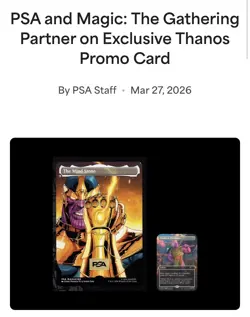 THANOS Magic the Gathering PSA Mag Promo Swords to Plowshares Marvel PRE-ORDER! - Image 3