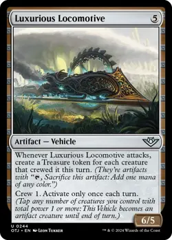 Luxurious Locomotive #244 *Foil* (NM) - Outlaws of Thunder Junction MTG - Image 1