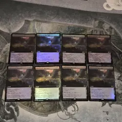 MTG Aetherdrift • Muraganda Raceway Borderless FOIL Lot ☆ 8 - Image 1