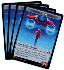 x4 Emblem - Chandra, Spark Hunter / Vehicle - Token - Aetherdrift - MTG - Image 2