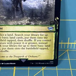 Entish Restoration Showcase Scrolls MTG Lord Of The Rings Unplayed Magic Regular - Image 5