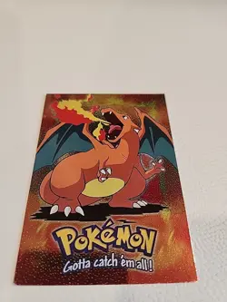 Topps Pokemon Charizard Foil R6/12 Foil Charizard Holo Textured - Image 1
