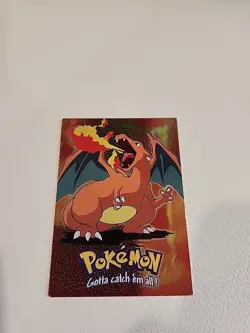 Topps Pokemon Charizard Foil R6/12 Foil Charizard Holo Textured - Image 2