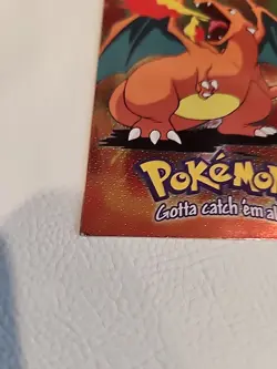 Topps Pokemon Charizard Foil R6/12 Foil Charizard Holo Textured - Image 4