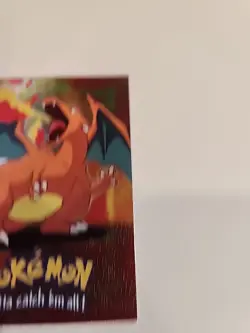 Topps Pokemon Charizard Foil R6/12 Foil Charizard Holo Textured - Image 5