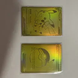 POKEMON CELEBRATIONS UPC Gold Promo POKEBALL SWSH146 & PIKACHU V SWSH145 Sealed! - Image 1