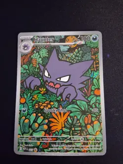 Haunter 027 Illustration Rare Me: Mega Evolution Promo Holo Pokemon TCG NM - Image 1