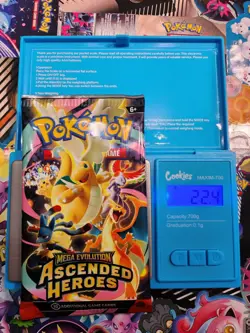 EXTREMELY HEAVY! 22.4g GOD PACKUUU Ascended Heroes Pokemon TCG Booster (SEALED) - Image 1