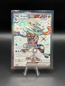 Pokemon TCG | Greninja ex 198/167 Sv06: Twilight Masquerade Holo Pack Fresh NM+ - Image 1