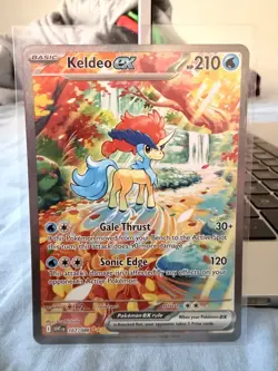 Pokemon TCG Keldeo EX 167/086 White Flare Special Illustration - NM - Image 1