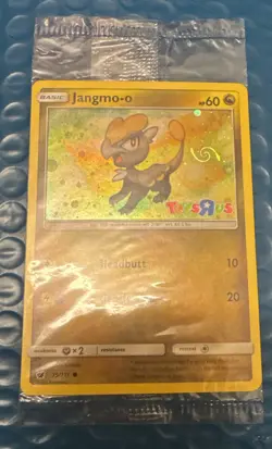 POKEMON JANGMO-O EXCLUSIVE TOYS"R"US PROMO CARD 75-111 SEALED- HD GALAXY SWIRL - Image 1