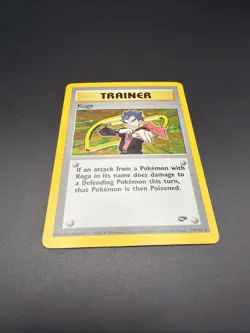 Koga - Holo - 19/132 Gym Challenge - Pokemon TCG 2000 - Image 5