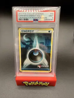 2011 Pokemon Call of Legends Umbreon Darkness Energy 94/95 Play! Promo PSA 9 - Image 1