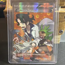 Pokemon Professor Sycamore XY Steam Siege 114/114 Ultra Rare Full Art Holo - Image 1