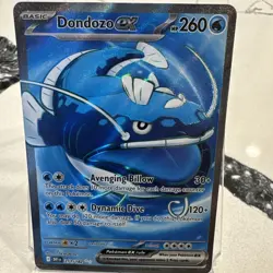 Pokemon Dondozo ex Full Art Holo Ultra Rare 211/182 Sv10: Destined Rivals NM - Image 1