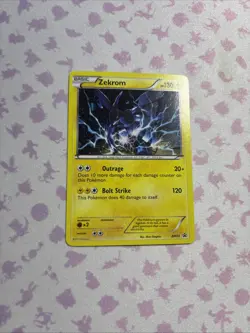 Pokemon 2011 Black White Promos Zekrom Holo Black Star #BW24 - Image 1