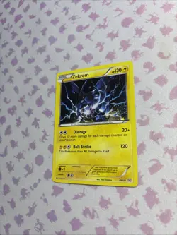 Pokemon 2011 Black White Promos Zekrom Holo Black Star #BW24 - Image 2