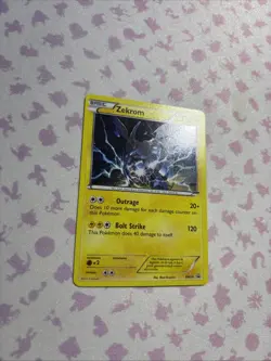 Pokemon 2011 Black White Promos Zekrom Holo Black Star #BW24 - Image 3