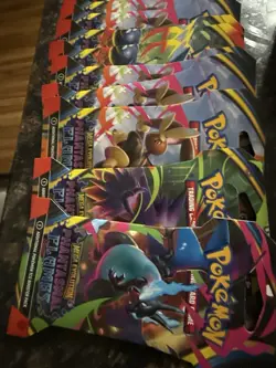 Pokemon Mega Evolution Phantasmal Flames Sleeved Booster Pack Lot Of 10 - Image 1