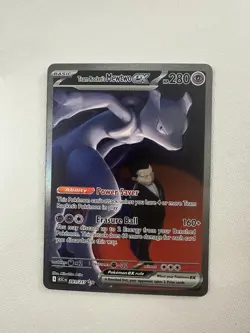 Team Rocket's Mewtwo EX 281/217 SIR Ascended Heroes Pokemon Rockets + Bonus - Image 1