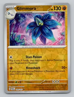 Reverse Holo Glimmora 109/167 Uncommon Twilight Masquerade Pokemon - Image 1