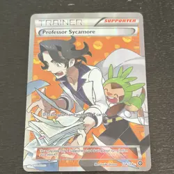 Pokemon TCG XY Steam Siege Full Art Professor Sycamore Single - Image 1