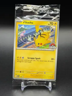 Pikachu SVP 190 World Championships 2024 Promo SEALED - Pokemon TCG - NM - Image 1