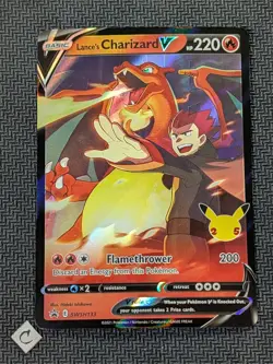 Lances Charizard V SWSH133 - Black Star Ultra Rare Promo Pokemon TCG NM - Image 1
