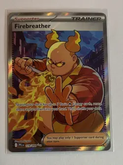 Pokemon TCG Trainer Firebreather Full Art Holo Ultra Rare English Phantasmal - Image 1