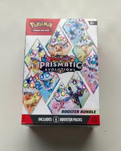 💎 Pokemon TCG Prismatic Evolutions Booster Bundle (6 Packs) – Factory Sealed - Image 1