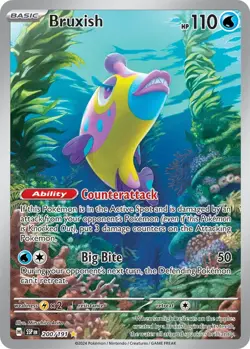 Pokemon TCG Bruxish 200/191 Sv08: Surging Sparks Holo - Image 1