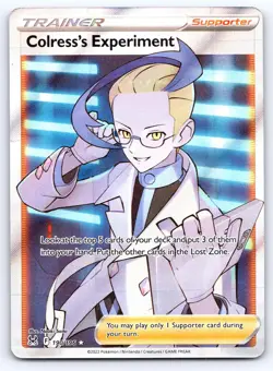 Colress's Experiment 190/196 Ultra Rare Lost Origin Holo Moderately Played - Image 1