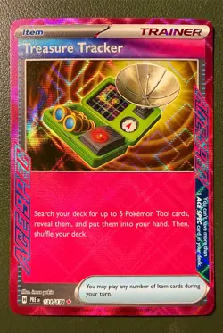Pokemon TCG Treasure Tracker 131/131 Prismatic Evolutions SV8.5 Holo NM - Image 1