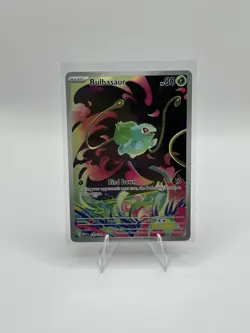 Pokemon TCG Bulbasaur 133/132 Me01: Mega Evolution Illustration Rare NM - Image 1